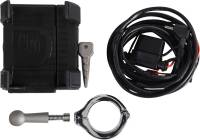 Ciro - Ciro Smartphone Holder w/ Charger Handlebar Mount - 1-1/4in. - Chrome - 50214 - Image 1