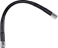 Drag Specialties - Drag Specialties Universal Black Vinyl-Coated Stainless Steel Brake Line - 9in. - 809-BLK - Image 1