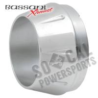 Bassani Manufacturing - Bassani Manufacturing Polished Billet End Cap with 1/2in. Lip for Short Mufflers - ENDCAP-SM - Image 1