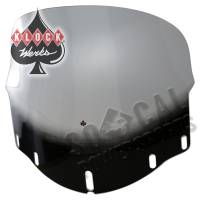 Klock Werks - Klock Werks 16in./20in. Flare Windshield - Non-Vented - Clear - KWW-06-0263 - Image 1