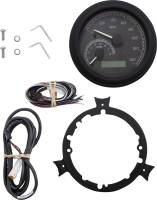 Dakota Digital - Dakota Digital MVX Series Fatbob Analog/Digital Gauge System - Black/Gray Black - MVX-2004-KG-K - Image 1