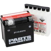 Parts Unlimited - Parts Unlimited AGM Maintenance Free Battery - 2113-0374 - Image 2