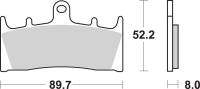 SBS - SBS HS Sintered Brake Pads - 686HS - Image 2