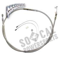 Magnum - Magnum Polished Stainless Steel High Efficiency Braided Clutch Cable - 72 11/16in. - 522110HE - Image 1