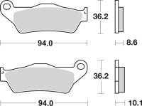 SBS - SBS LS Sintered Brake Pads - 742LS - Image 2