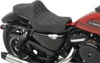 Drag Specialties - Drag Specialties Predator III Seat -Double Diamond - Black thread - 0804-0729 - Image 2