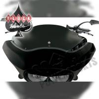 Klock Werks - Klock Werks 8in. Flare Windshield - Black - KWW-01-0190 - Image 4