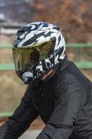 Fly Racing - Fly Racing Face Shield for Sentinel Helmet - Gold Mirror - XD-13-GOLD - Image 3