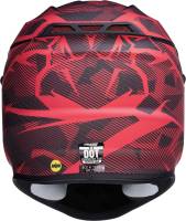 Moose Racing - Moose Racing F.I. Agroid Camo Helmet - 0110-7762 - Red/Black - Large - Image 3