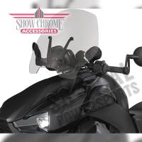 Show Chrome - Show Chrome Adjustable Windscreen - Smoke - 20-402 - Image 2