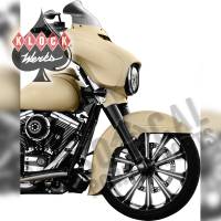 Klock Werks - Klock Werks Flare Windshield - 8.5in. - Dark Smoke - KWW-01-0210-2014 - Image 1