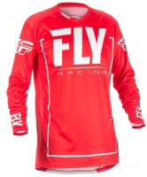 Fly Racing - Fly Racing Lite Hydrogen Jersey (2018) - 371-722S - Red/Gray - Small - Image 1