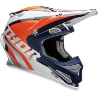 Thor - Thor Sector Ricochet Helmet  - XF-2-0110-5166 - Navy/Orange - X-Small - Image 1