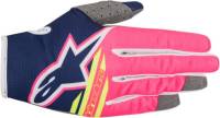 Alpinestars - Alpinestars Radar Flight Youth Gloves - 3541818-7032-XS - Dark Blue/Pink Fluo/White - X-Small - Image 1