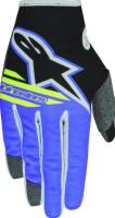 Alpinestars - Alpinestars Radar Flight Youth Gloves - 3541818-1175-3XS - Black/Aqua/Yellow Fluo - 3XS - Image 1