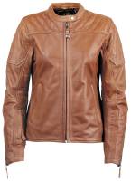RSD - RSD Trinity Womens Leather Jacket - 0801-1267-1256 - Brown - 2XL - Image 1
