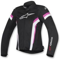Alpinestars - Alpinestars Stella T-GP Plus R Air Womens Jacket V2 - 3310617-1239-M - Black/White/Fuchsia - Medium - Image 1