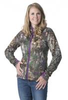 DSG - DSG Performance Fleece Womens Jacket - 21760 - Realtree/Purple - Small - Image 1