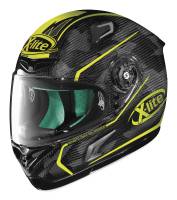 X-lite - X-lite X-802RR Marquetry Helmet - XF-1-XT0051 - Carbon Yellow - Small - Image 1