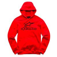 Alpinestars - Alpinestars Always Fleece Hoody - 1017-52006-30-LG - Red - Large - Image 1