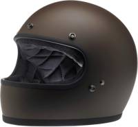 Biltwell Inc. - Biltwell Inc. Gringo Solid Helmet - GHCHOFLBRNXSM - Flat Chocolate - X-Small - Image 1