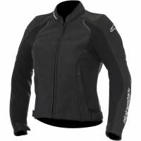 Alpinestars - Alpinestars Stella Devon Airflow Womens Leather Jacket - 31121161044 - Black - 8 - Image 1
