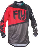 Fly Racing - Fly Racing F-16 Jersey (2017) - 370-922S - Red/Black/Gray - Small - Image 1