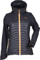 DSG - DSG Soft Shell Womens Jacket - 35345 - Black/Orange - Large - Image 1
