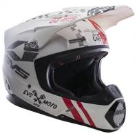 EVS - EVS Fury Youth Helmet - H16T3F-MW-YL - Matte White - Large - Image 1