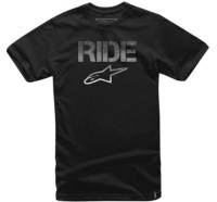 Alpinestars - Alpinestars Ride Splatter T-Shirt - 10367200410S - Black - Small - Image 1
