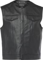Speed & Strength - Speed & Strength Nomad Leather Vest - 1114-0508-0152 - Black - Small - Image 1