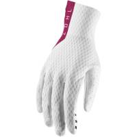 Thor - Thor Agile Gloves - 3330-5229 - White/Maroon - Large - Image 1