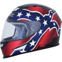 AFX - AFX FX-99 Gloss Black Rebel Helmet - 0101-11373 - Gloss Black Rebel - Large - Image 1