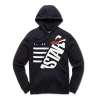Alpinestars - Alpinestars Bigun Fleece Youth Hoody - 1038-51002-1020-L - Black/White - Large - Image 1