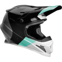 Thor - Thor Sector Bomber Helmet - 0110-5611 - Black/Mint - Small - Image 1