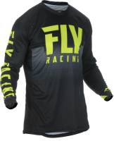 Fly Racing - Fly Racing Lite Hydrogen Jersey - 372-720S - Black/Hi-Vis - Small - Image 1