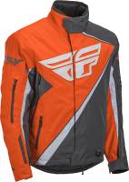 Fly Racing - Fly Racing SNX Pro Youth Jacket - 470-4088SYS - Orange/Gray - Small - Image 1
