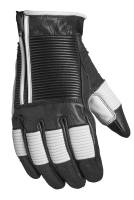 RSD - RSD Bronzo Leather Gloves - 0802-0114-2152 - Black/White - Small - Image 1