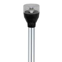 Attwood Marine - Attwood LED Articulating All-Around Light - 12V - 2-Pin - 60" Pole - Image 1