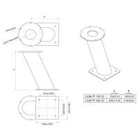 Scanstrut - Scanstrut 12" Aluminum PowerTower&reg; f/Cameras & Searchlights - Image 2