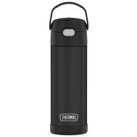 Thermos - Thermos FUNtainer&reg; 16oz Vacuum-Insulated Stainless Steel - Matte Black - Image 1