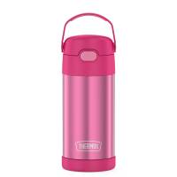 Thermos - Thermos FUNtainer&reg; Stainless Steel Insulated Straw Bottle - 12oz - Pink - Image 1