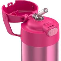 Thermos - Thermos FUNtainer&reg; Stainless Steel Insulated Straw Bottle - 12oz - Pink - Image 2