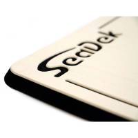 SeaDek - SeaDek 16" x 39" 20mm Dual Density Large Helm Pad Beach Sand/Black Brushed - 406.4mm x 990.6mm x 20mm - Image 2