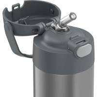 Thermos - Thermos FUNtainer&reg; Stainless Steel Insulated Straw Bottle - 12oz - Grey - Image 2
