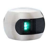Aqua Signal - Aqua Signal Series 28 Starboard LED Side Mount Light - Stainless Steel Housing - Image 1