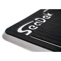 SeaDek - SeaDek 14" x 36" 20mm Dual Density Large Helm Pad Black/Storm Grey Brushed - 355.6mm x 914.4mm x 20mm - Image 2