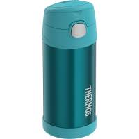 Thermos - Thermos FUNtainer&reg; Stainless Steel Insulated Water Bottle with Straw - Teal - Image 1