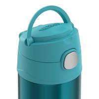 Thermos - Thermos FUNtainer&reg; Stainless Steel Insulated Water Bottle with Straw - Teal - Image 2