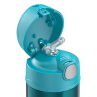 Thermos - Thermos FUNtainer&reg; Stainless Steel Insulated Water Bottle with Straw - Teal - Image 3